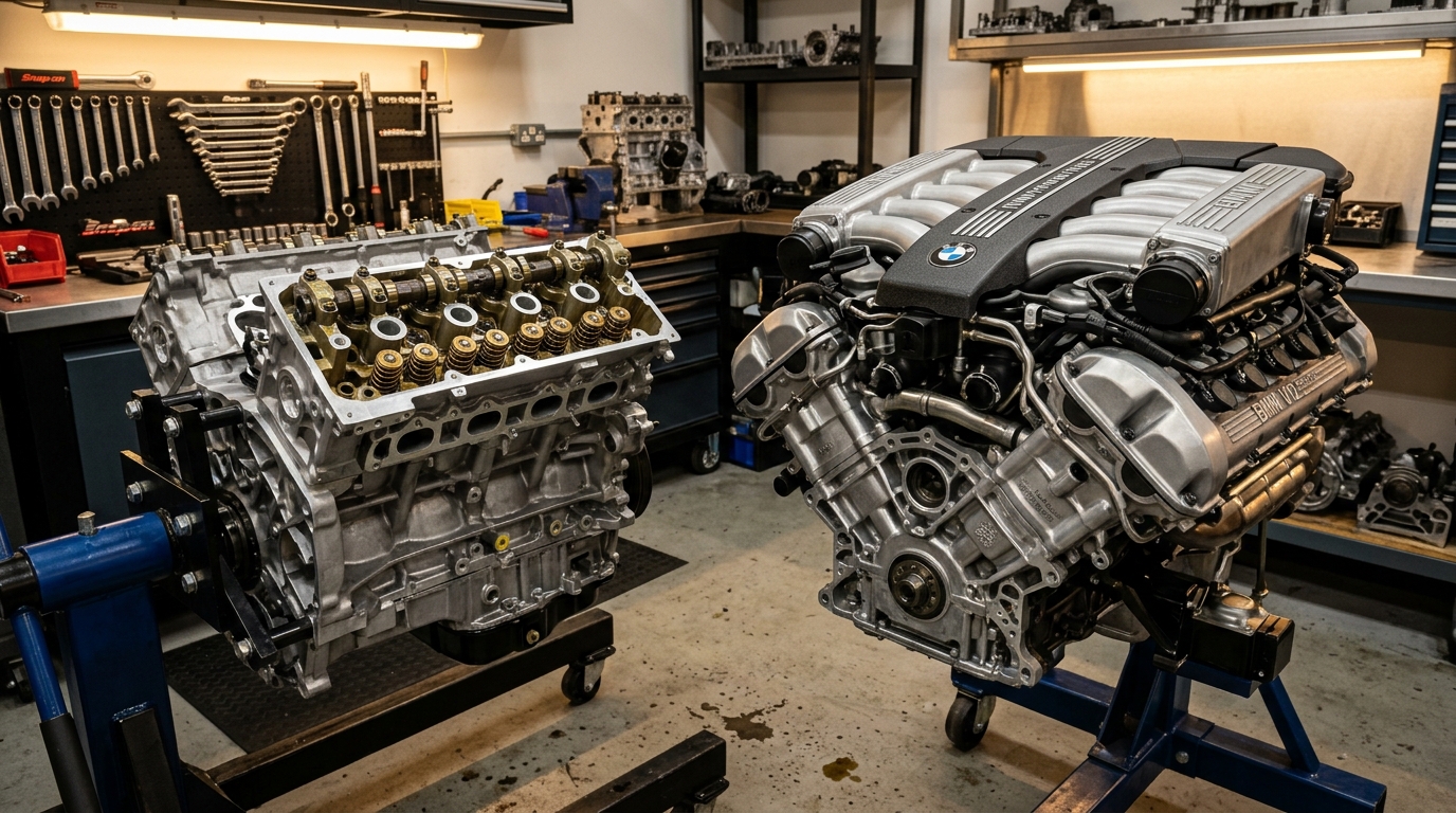 Specjalistyczny serwis silników benzynowych BMW V8 i V12 Poznań Baranowo
