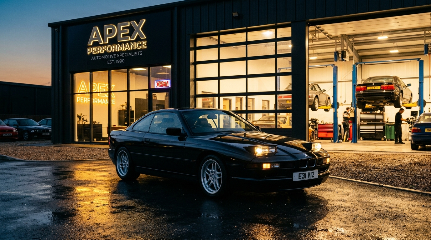 OLDSCHOOLCARS warsztat samochodowy Baranowo Poznań - BMW seria 8 E31